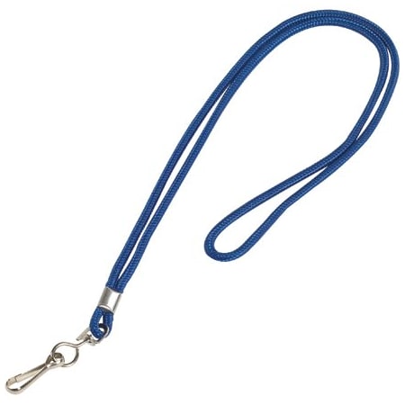 Bsc Preferred Standard Blue Lanyard with Hook, 24PK BUY00029426